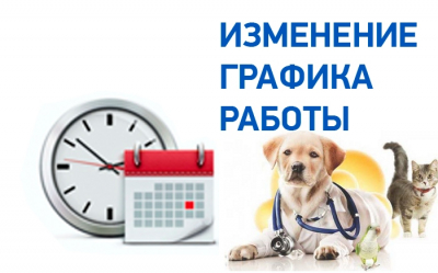 График работы ветеринарных участков и лечебницы г. Кирова  с 12 июня по 14 июня  2026 года